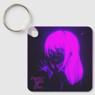 Llavero Anime de Fantasía Oscura Manga Estilo Doble Cara