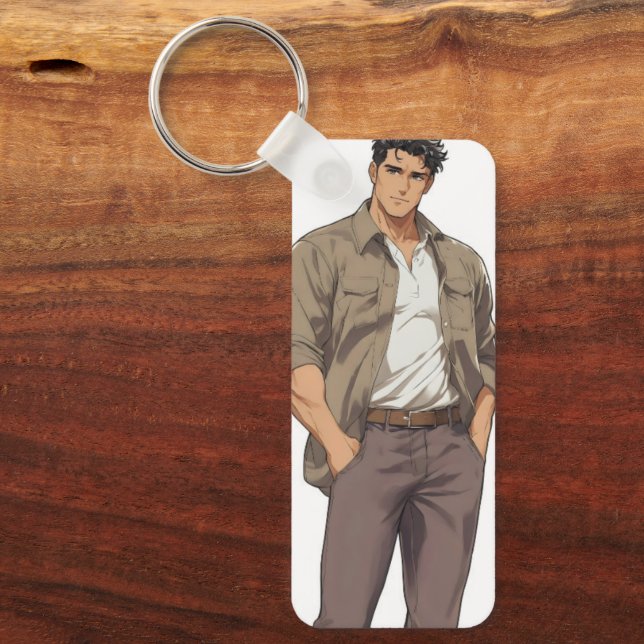 Llavero Anime Men Zaddy (Anverso)