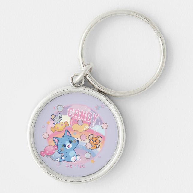Llavero Anime Tom y Jerry Candy Fiesta (Frente)