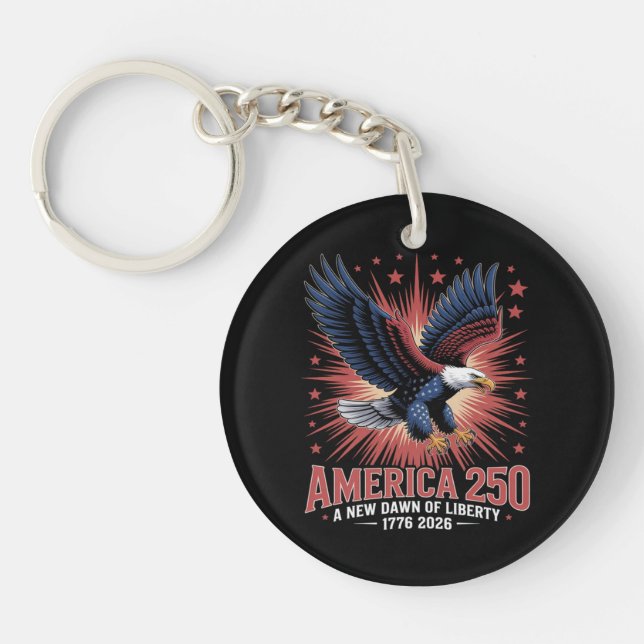 Llavero Aniversario 250 de América (Frente)