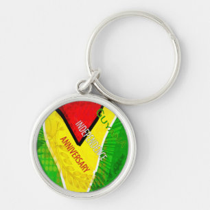 Llavero Aniversario de la Independencia de Guyana