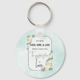 Llavero Aniversario del Boda religioso Fe Esperanza Amor