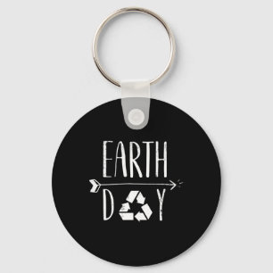 Llavero Aniversario del Día de la Tierra Reciclaje Cute Vi