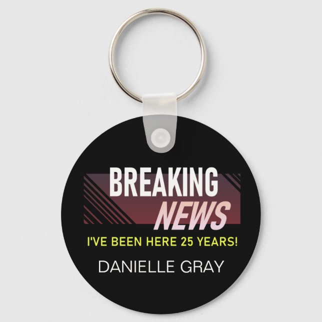 Llavero Aniversario Del Trabajo De 25 Años Apreciación Del (Anverso)