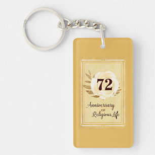 Llavero Aniversario Personalizable de Vida Religiosa Monja