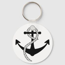 Llavero Anker schwarz weiss