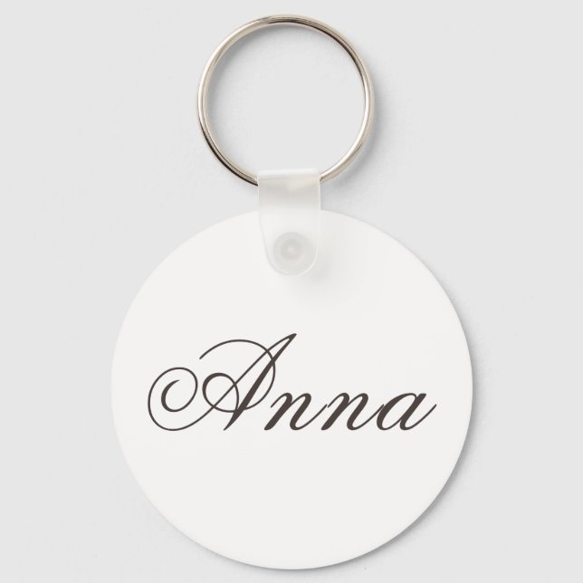 Llavero "Anna" llamada Keychain de Ronda Básica (Anverso)