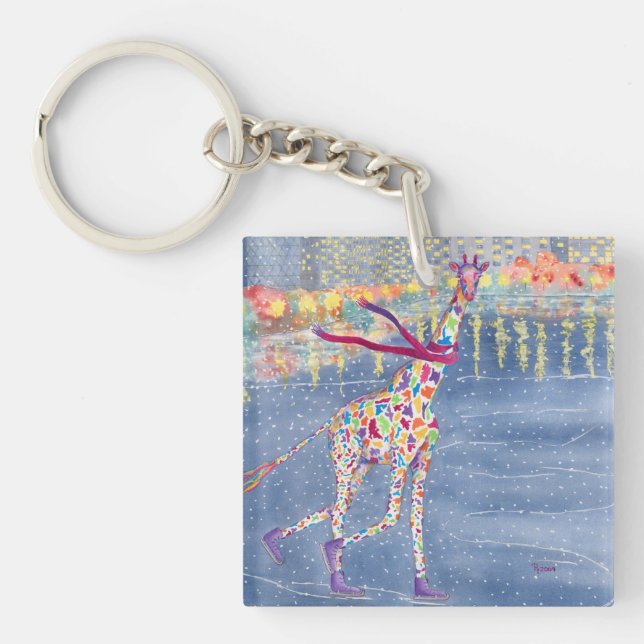 Llavero Annabelle en la cadena de claves del hielo (Frente)