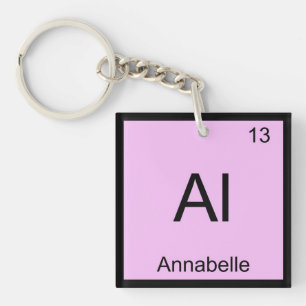 Llavero Annabelle Nombre Química Elemento Tabla Periódica