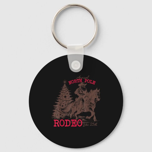 Llavero Annual North Le Rodeo Santa Western Cowboy Christm (Anverso)