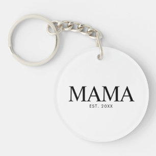 Llavero Año de establecimiento de Mama