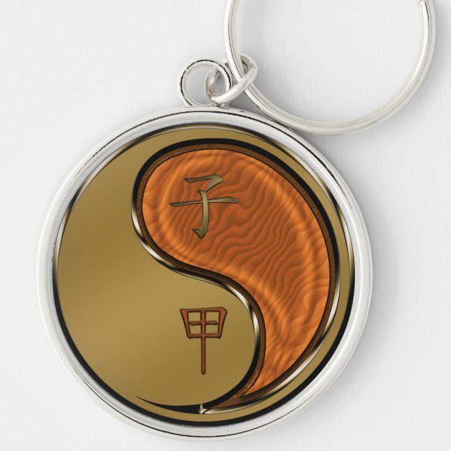 Llavero Año de la Rata Madera (Frente)