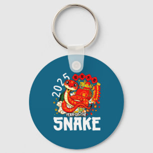 Llavero Año de la Serpiente Rojo Chino S