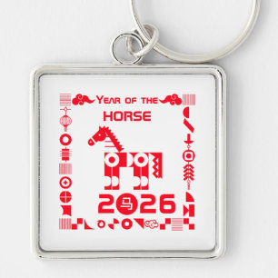Llavero Año del caballo 2026