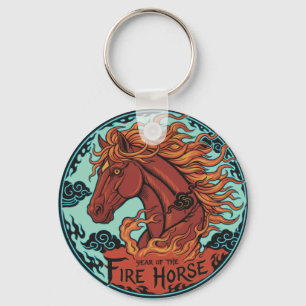 Llavero Año del Caballo de Fuego