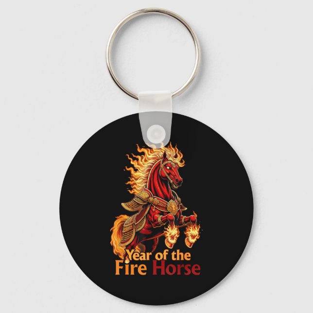 Llavero Año del Caballo de Fuego (Anverso)