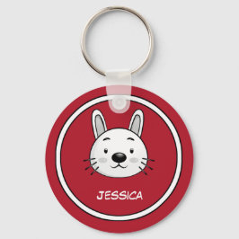 Llavero Año del Conejo. Conejo Cute | Nombre personalizado
