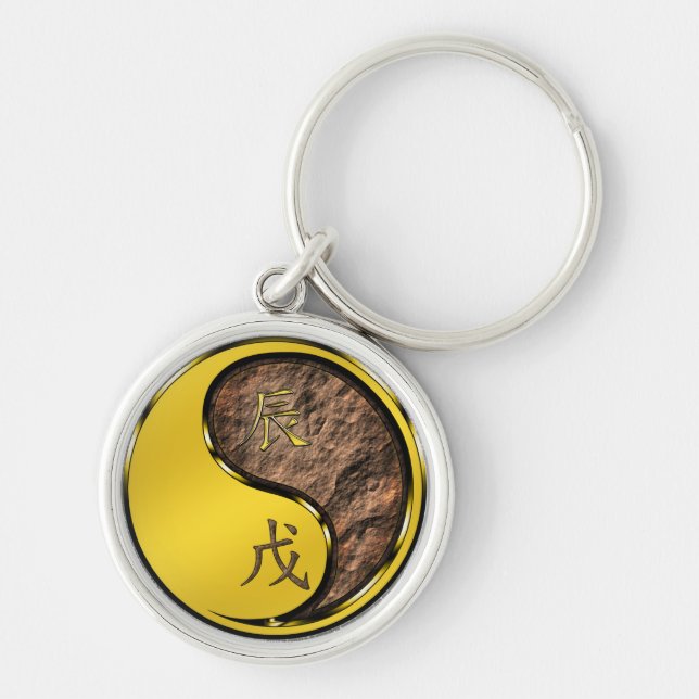 Llavero Año del Dragón de la Tierra (Frente)