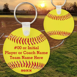 Llavero AÑO, Nombre del equipo, Regalos de Softball de BOL