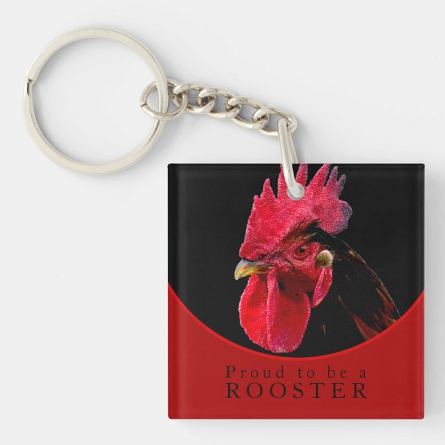 Llavero Año Nuevo Chino 2017 Cumpleaños Zodiac Rooster K (Frente)