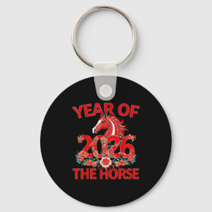 Llavero Año Nuevo Chino 2026 Caballo Zodiaco Divertido Lun