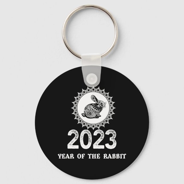 Llavero Año Nuevo Chino de Conejo 2023- (Anverso)