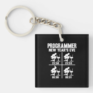 Llavero Año Nuevo del programador