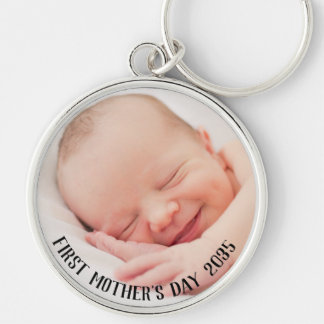 Llavero Año personalizado y primer Día de la Madre de foto