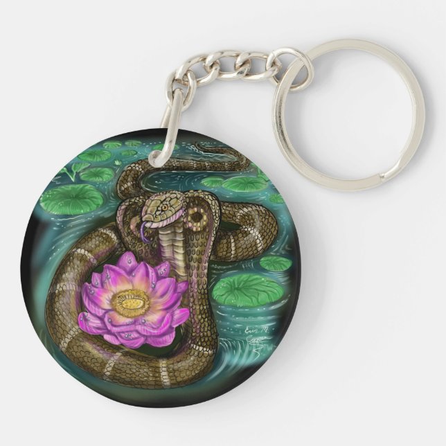 Llavero Año zodiaco chino de la serpiente (Atrás)