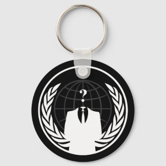 Llavero Anonymous International Black Keychain