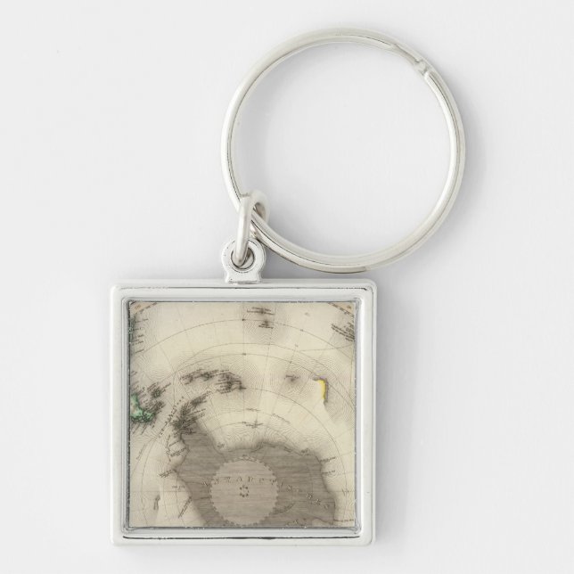 Llavero Antártida, Hemisferio Sur (Frente)