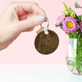 Llavero Ante apariencia de costura