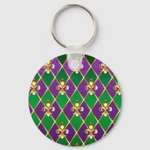 Llavero Antecedentes de joyas Mardi Gras