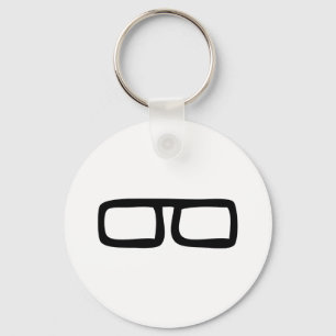 Llavero anteojos nerd