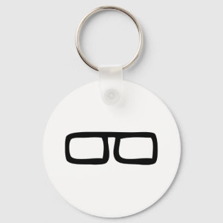 Llavero anteojos nerd