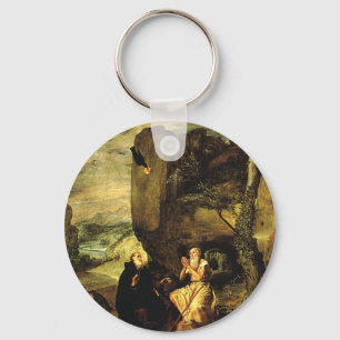 Llavero Anthony el Grande y Pablo de Tebas