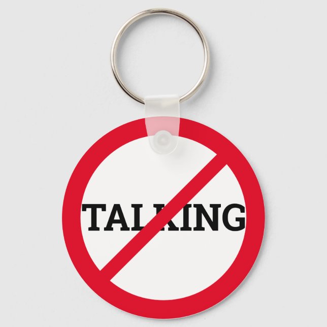 Llavero Anti-Talking (Anverso)