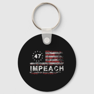 Llavero Anti Trump Impugnar 47 Trump 47º Presidente Bander