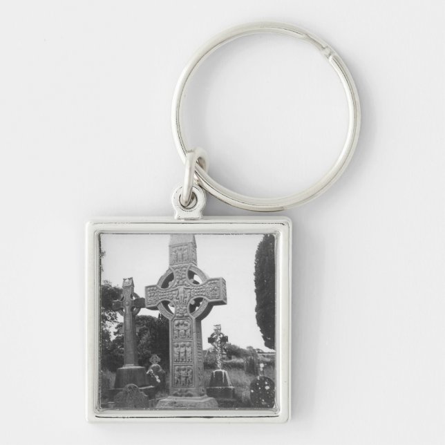 Llavero Antigua Cruz Alta de Irlanda (Frente)