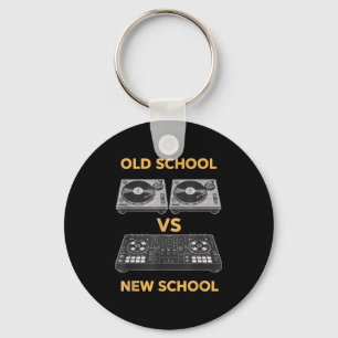 Llavero Antigua escuela vs nueva escuela dj tornamesa vs c