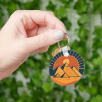Antiguas Pirámides Sacra Keychain Art