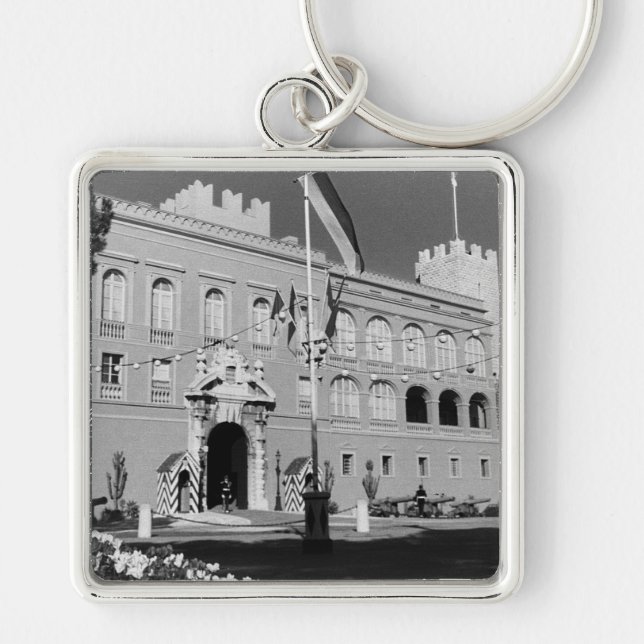 Llavero Antiguo Mónaco Principado Palacio Príncipe 1970 (Frente)
