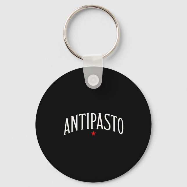 Llavero Antipasto, Italian Food Lover Foodie  (Anverso)
