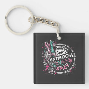 Llavero Antisocial Introvertido y Mentalmente Sazonado