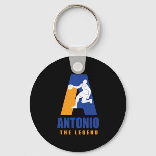 Llavero Antonio Personalizado Player Basketball Tu Nombre