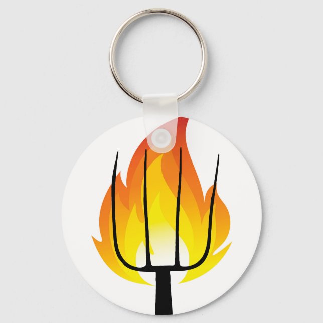Llavero Antorcha y horquilla (Anverso)