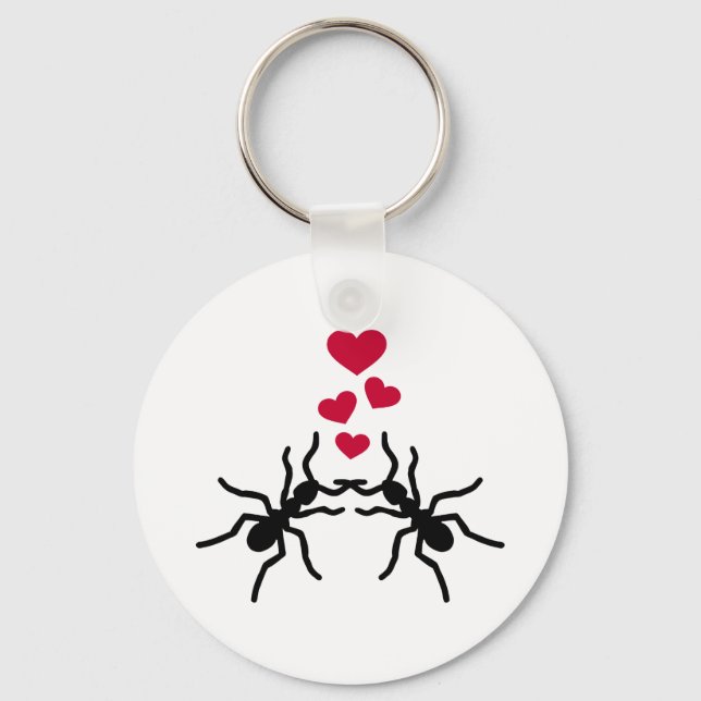 Llavero Ants hearts love (Anverso)