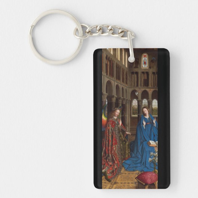 Llavero Anunciación de Van Eyck Premium Luz de Catedral (Frente)