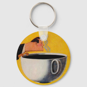 Llavero Anuncio de café de época
