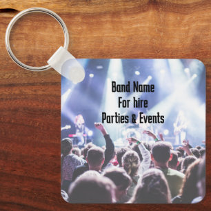 Llavero Anuncio de código QR del músico de banda